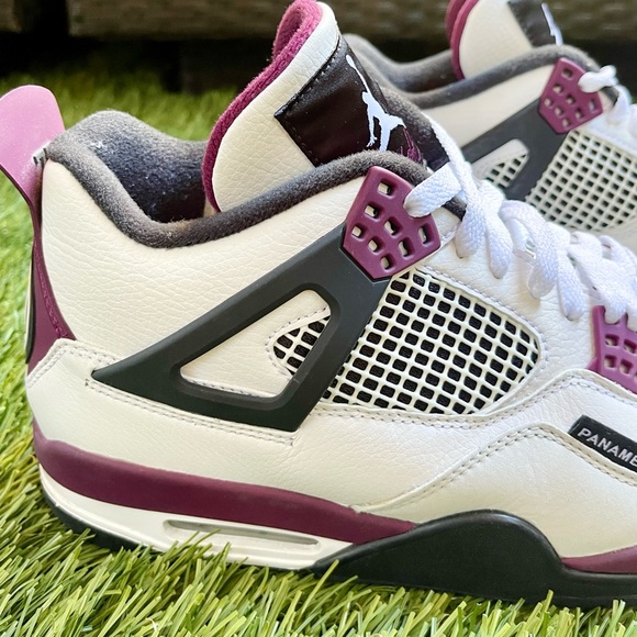 Jordan 4 Retro Paris Saint-Germain Bordeaux Size 10 - Picture 6 of 11